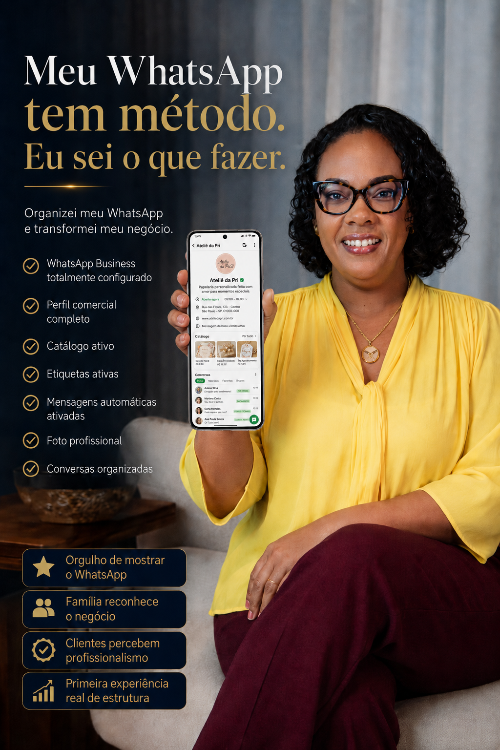 Priscila — criadora do método